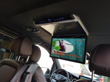 Preview: Mercedes-Benz V-Klasse ab 2014 Deckenmonitor klappbar Full HD 18,5 Zoll