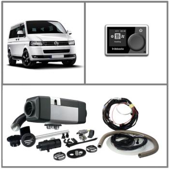 VW T5 I & II Webasto Luftheizung Standheizung mit Einbaukit Volkswagen Multicontrol Uhr