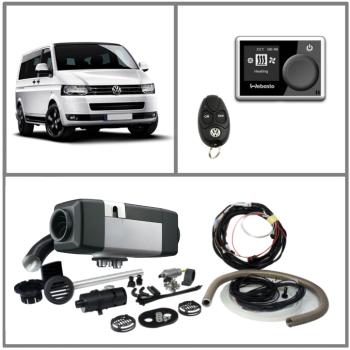 VW T5 I & II Webasto Luftheizung Standheizung mit Einbaukit Volkswagen Multicontrol + T91