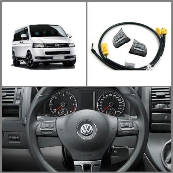 Volkswagen T5 Lenkradfernbedienung Tasten L+R Leitungssatz Airbag Kabelbaum