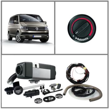 VW T6 Webasto Luftheizung Standheizung mit Einbaukit Volkswagen Drehregler