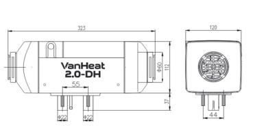 Carbest VanHeat 2KW Reimo Dieselstandheizung mit Timer