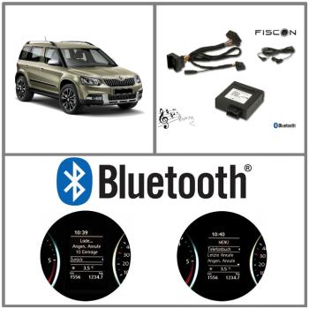 Yeti Baujahr 2009-2015 Skoda Original Freisprecheinrichtung Fiscon Bluetooth