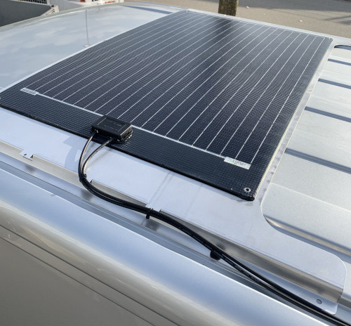 Solarmodul Halterung Wohnmobil Camping ABS Spoiler Befestigung Kabelführung  DE 