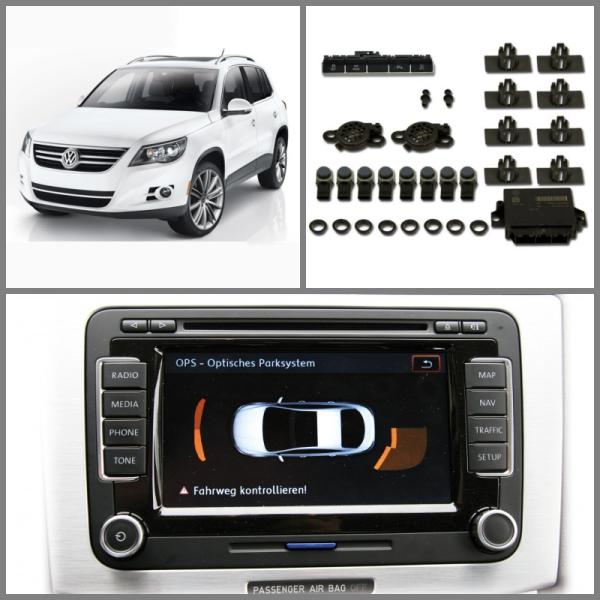 Volkswagen Tiguan 5N Einparkhilfe Front & Heck mit OPS Original