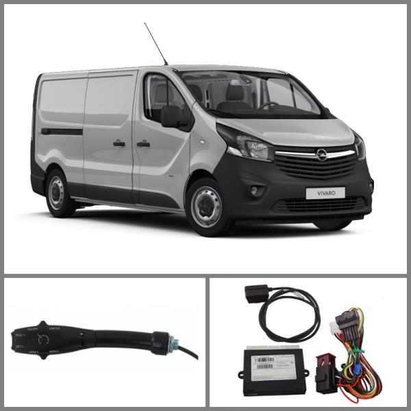 Opel Vivaro Baujahr ab 2014 Tempomat Altendorf Nachrüstsatz inkl. Bedienelement